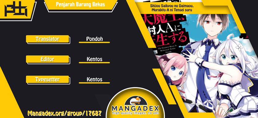 Shijou Saikyou no Daimaou, Murabito A ni Tensei suru Chapter 04 Gambar 1